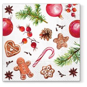Aromatizované servítky na dekupáž Sweet Christmas - 1 ks