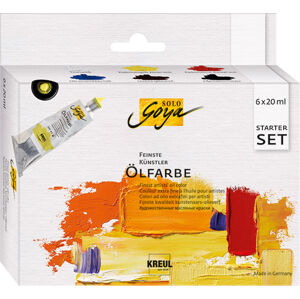Olejové farby Finest Artists´Solo Goya Starter Set 6x20 ml