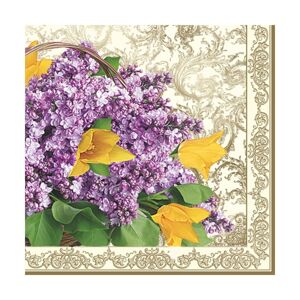 Servítky na dekupáž – Kvetinová kytica – 1 ks