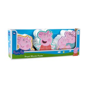 Sada drevených puzzle pre deti PEPPA PIG 3 ks
