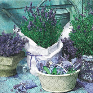 Servítky na dekupáž Scent of Lavender - 1 ks
